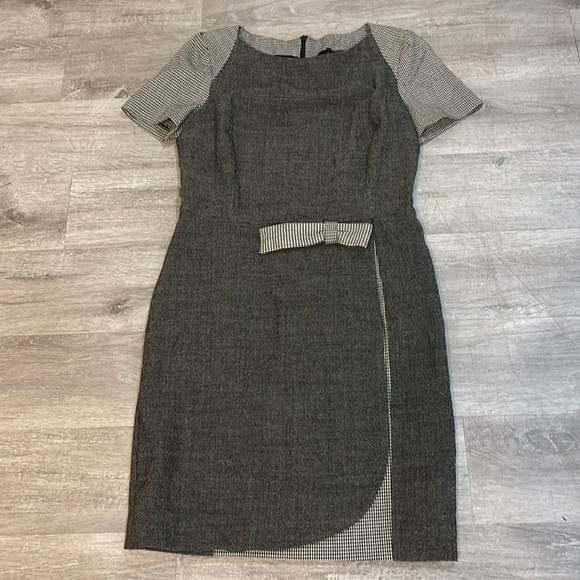 Les Copains Bateau Neckline Midi Length Shift Tailored Dress Sz 6/42 - Picture 1 of 9